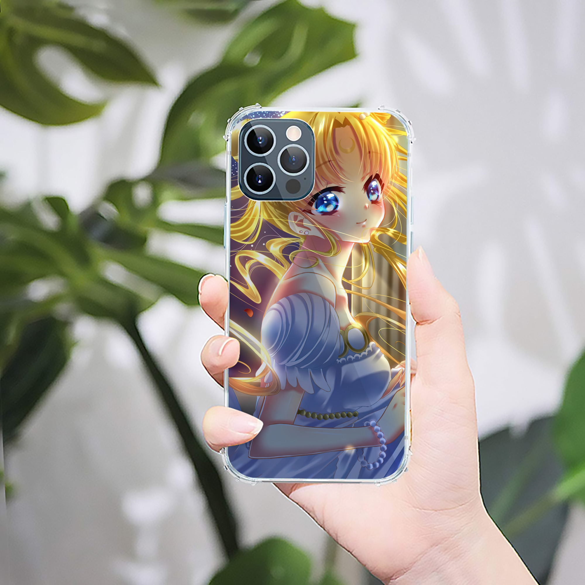 （画像用） 美少女戦士セーラームーン Sailor Moon 【iPhone 12シリーズ対応】透明スマホケース（クリアソフトケース）